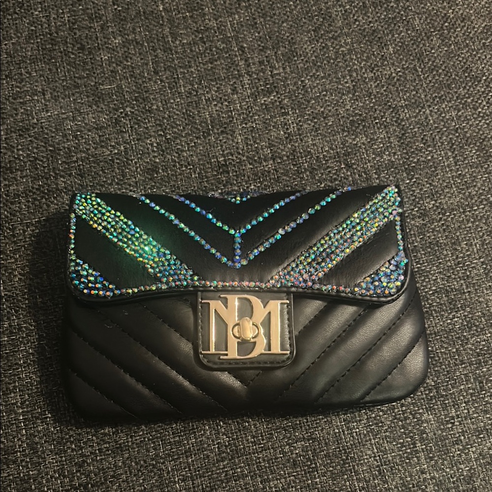 Badgley Mischka-Black Quilted Bag- NWT
